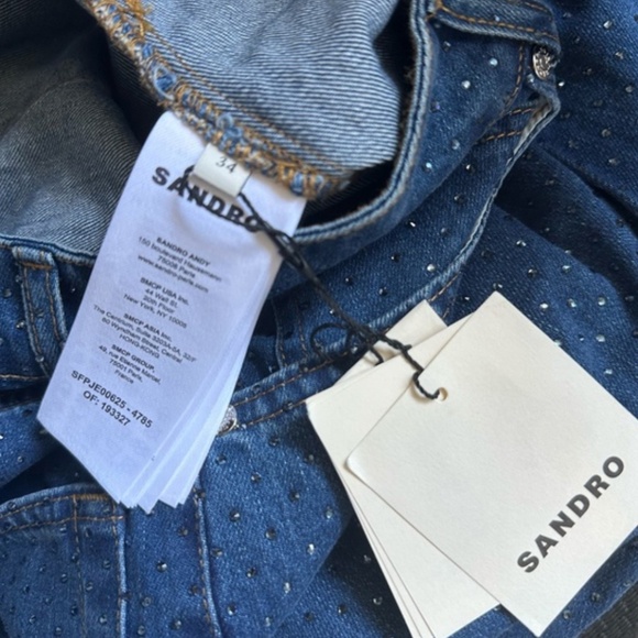 Sandro sequin jeans - Picture 1 of 3